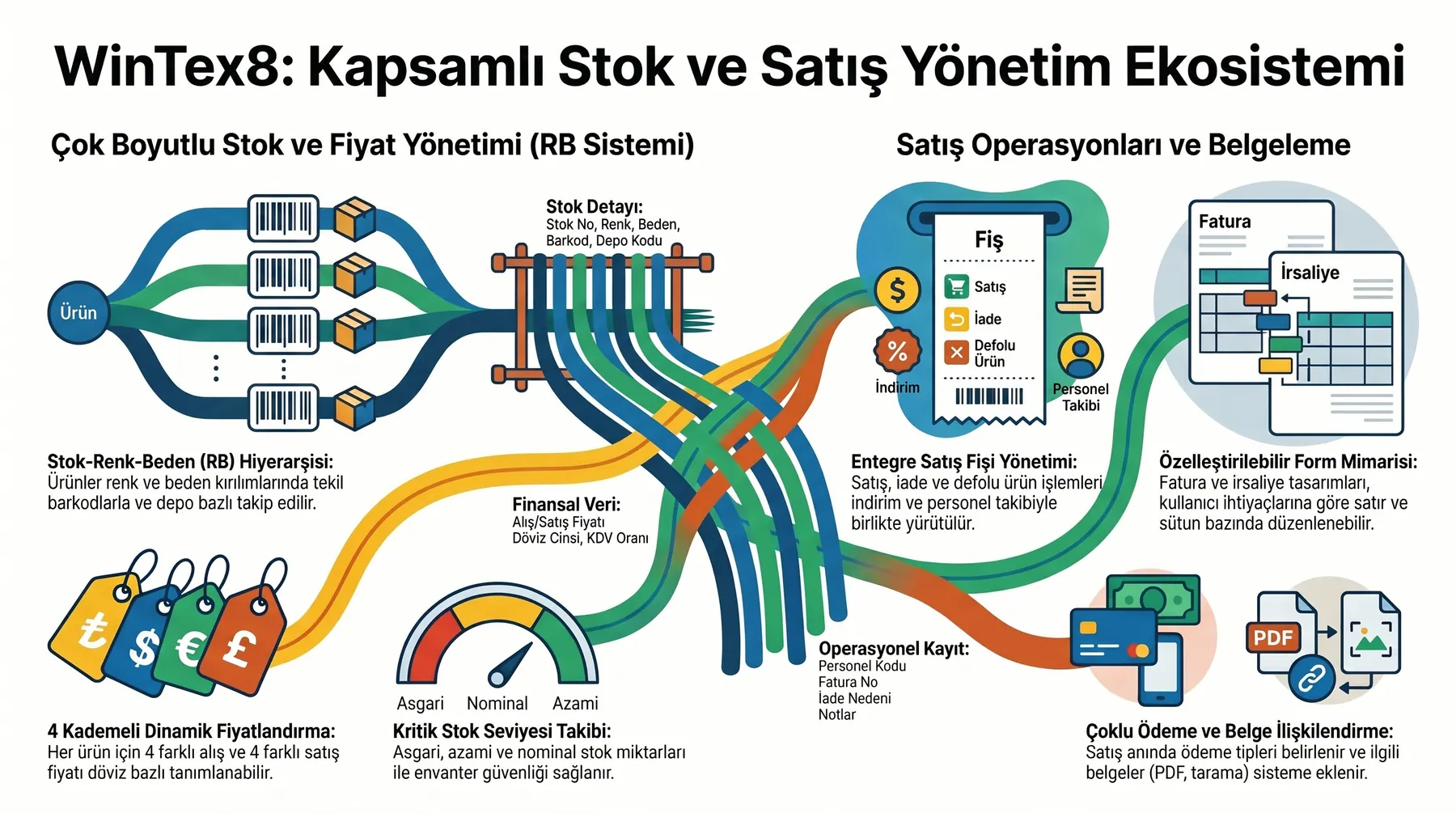 Kapsamlı Stok ve Satış Yönetim Ekosistemi